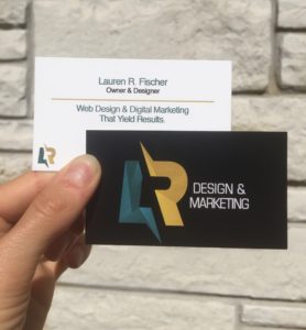 LR Design Business Cards