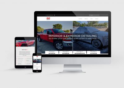 Web Design for Car Detailing Company