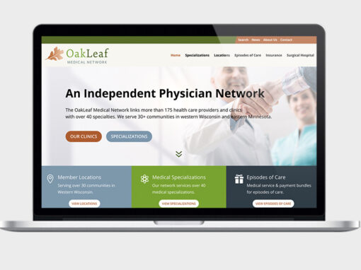 Web Design for Medical Network