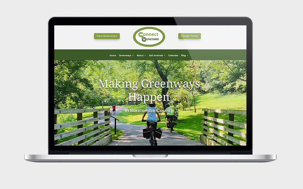 Web Design & SEO for Connect Buncombe Greenways