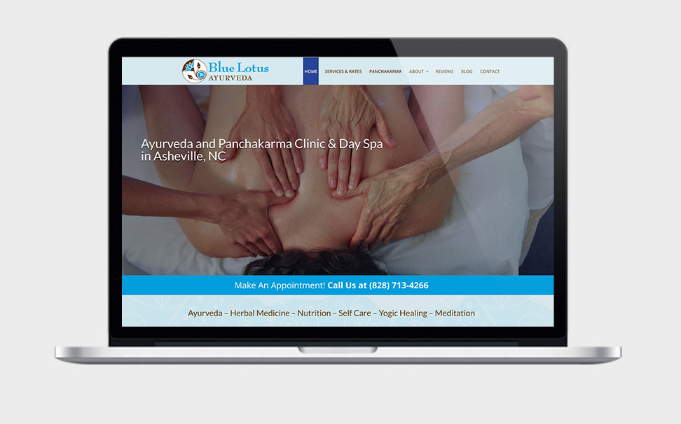 web design for pain clinics
