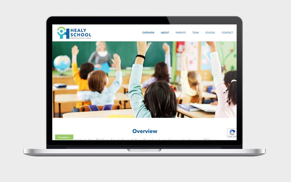 Landing Page Design for Charter School