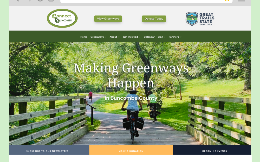 Web Design & SEO for Connect Buncombe Greenways