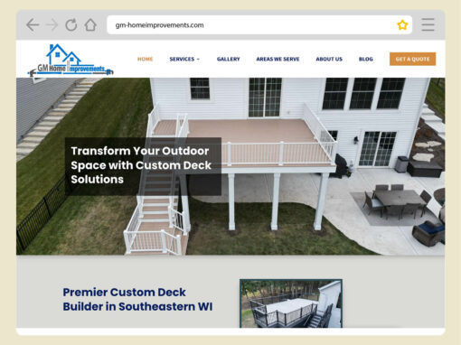 Web Design & SEO for GM Home Improvements