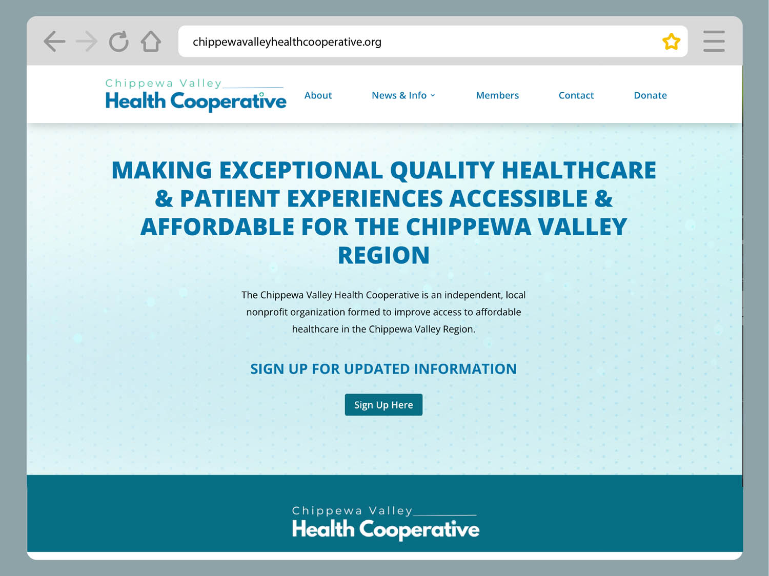 Web Design & Branding for Chippewa Valley Health Cooperative