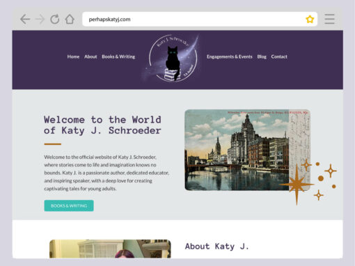 Web Design for Katy J Schroeder