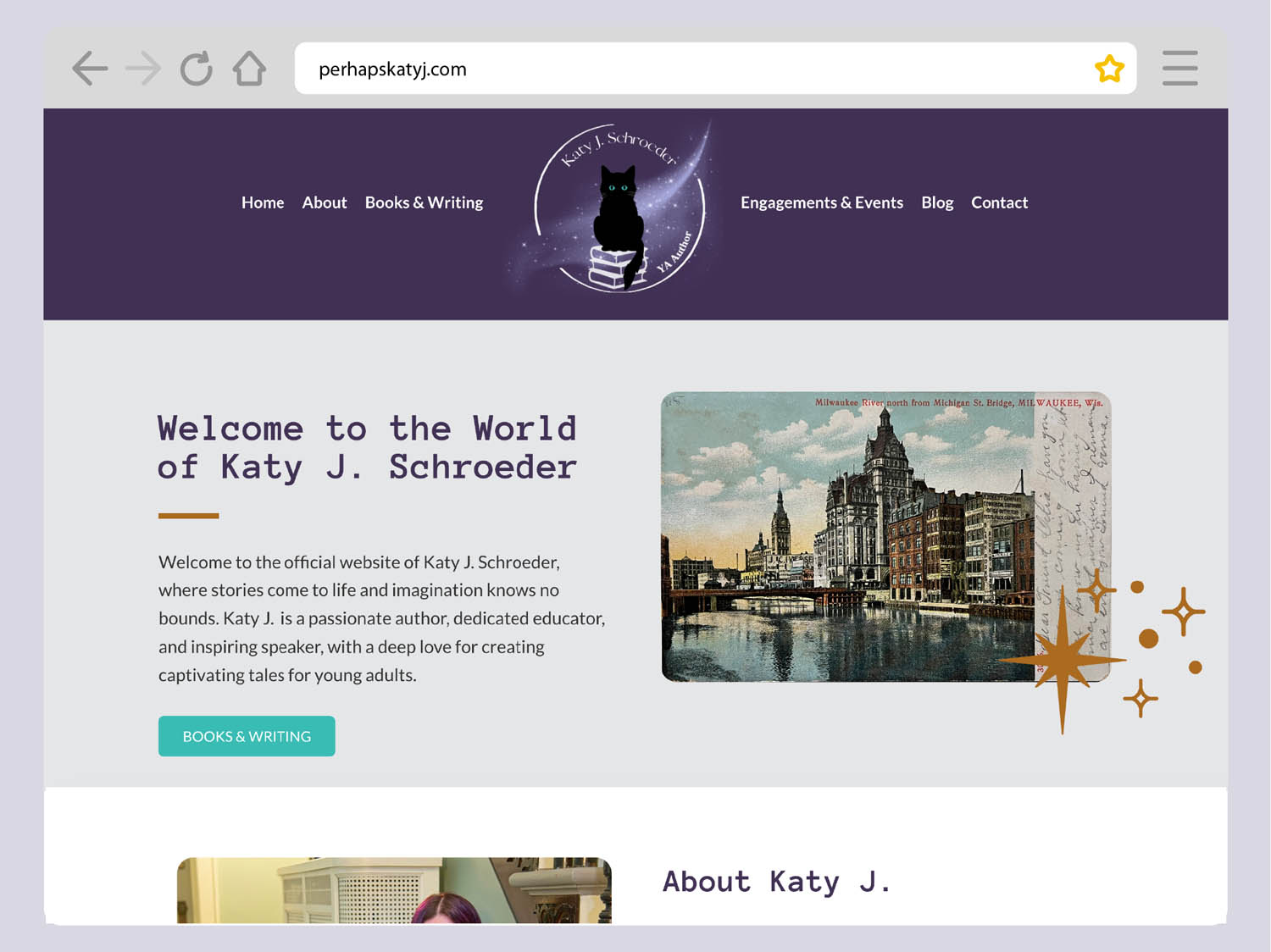 Katy J homepage