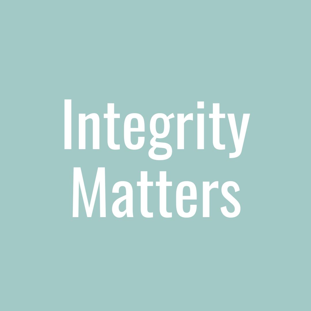 Integrity Matters